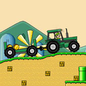 Игра Гонки на тракторах с Марио