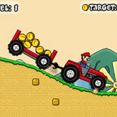 Игра Гонки на тракторах с Марио 2