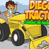 Игра Гонки на тракторах с Диего онлайн