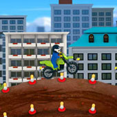 Игра Лего Гонки: Прыжки на мотоциклах онлайн