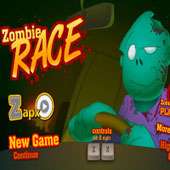 Игра Зомби гонки: Погоня за мозгами