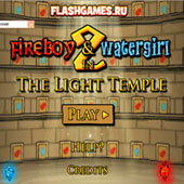 Игра Огонь и вода в храме света онлайн