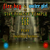 Игра Огонь и Вода в Лесном храме 2 онлайн