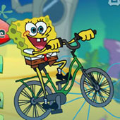 Игра Спанч Боб приключения: На велосипеде по дну онлайн