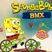 Игра Спанч Боб на велосипеде по дну онлайн