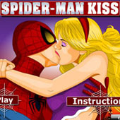 Игра Поцелуй Человека Паука онлайн