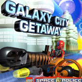 Игра Погоня по космическому Лего городу