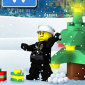 Игра Лего Сити: Новогодние стрелялки онлайн