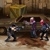 Игра Стрелялка зомби 2: Полицейский против зомби онлайн