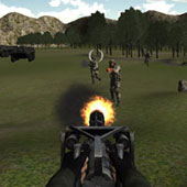 Игра 3Д стрелялка: Защита крепости на холме онлайн