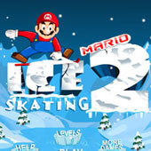 Игра Марио катается на лыжах 2: Опасный спуск