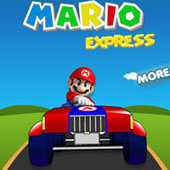Игра Марио гоняет на тракторе