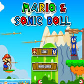 Игра Марио бродилка: Спасение Соника онлайн