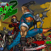 Игра Драки 2: Ниндзя против зомби онлайн