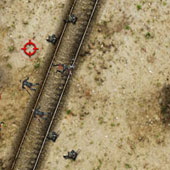 Игра Стратегии военные: Защити станцию с поездами онлайн