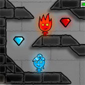 Игра Огонь и вода в хрустальном храме онлайн