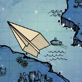 Игра Полёт Бумажного Самолетика онлайн