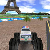 Игра Машинки Полицейский Джип онлайн