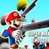 Игра Марио бродилки с Ружьем онлайн