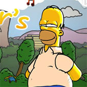 Игра Симпсоны: Грузовик Гомера онлайн