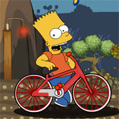 Игра Симпсоны: Велосипед Барта онлайн
