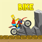 Игра Симпсоны: Мотоцикл Барта онлайн
