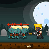 Игра Зомби драки на Кладбище