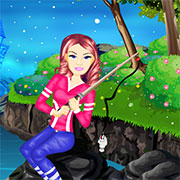 Игра Принцесса рыбалки онлайн