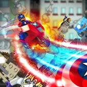 Игра Лего Капитан Америка: охота за Красным черепом онлайн