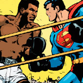 Игра Супермен: пазл с боксерами онлайн
