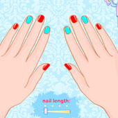 Игра Наносим лак на ногти для девочек онлайн