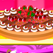 Игра Барби готовит торт