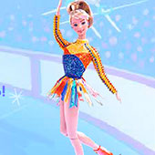 Игра Барби катается на коньках