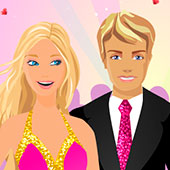 Игра Барби целуется с Кеном онлайн