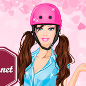 Игра Барби катается на роликах онлайн