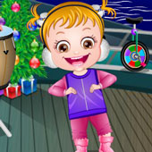 Игра Малышка Хейзел: новогодние развлечения онлайн