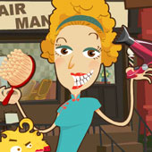Игра Гуппи и пузырьки в парикмахерской онлайн