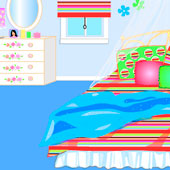 Игра Переделки спальни Барби онлайн