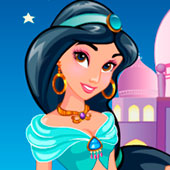 Игра Одевалка красивой принцессы Жасмин онлайн