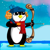 Игра Стрелялка на двоих: Пингвины против крабов онлайн