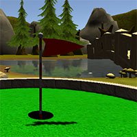 Игра Мини-гольф на природе онлайн