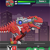 Игра Сражение роботов динозавров онлайн