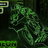 Игра Неоновые гонки на мотоциклах онлайн
