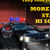 Игра Гонки на джипах с полицией онлайн